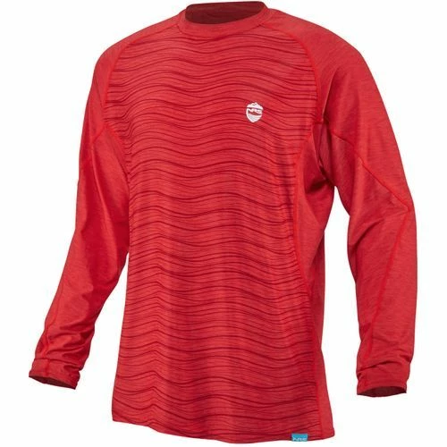 NRS H2Core Silkweight Long Sleeve Top - Salsa 4 NRS H2Core Silkweight Long Sleeve Top - Salsa - Image 2
