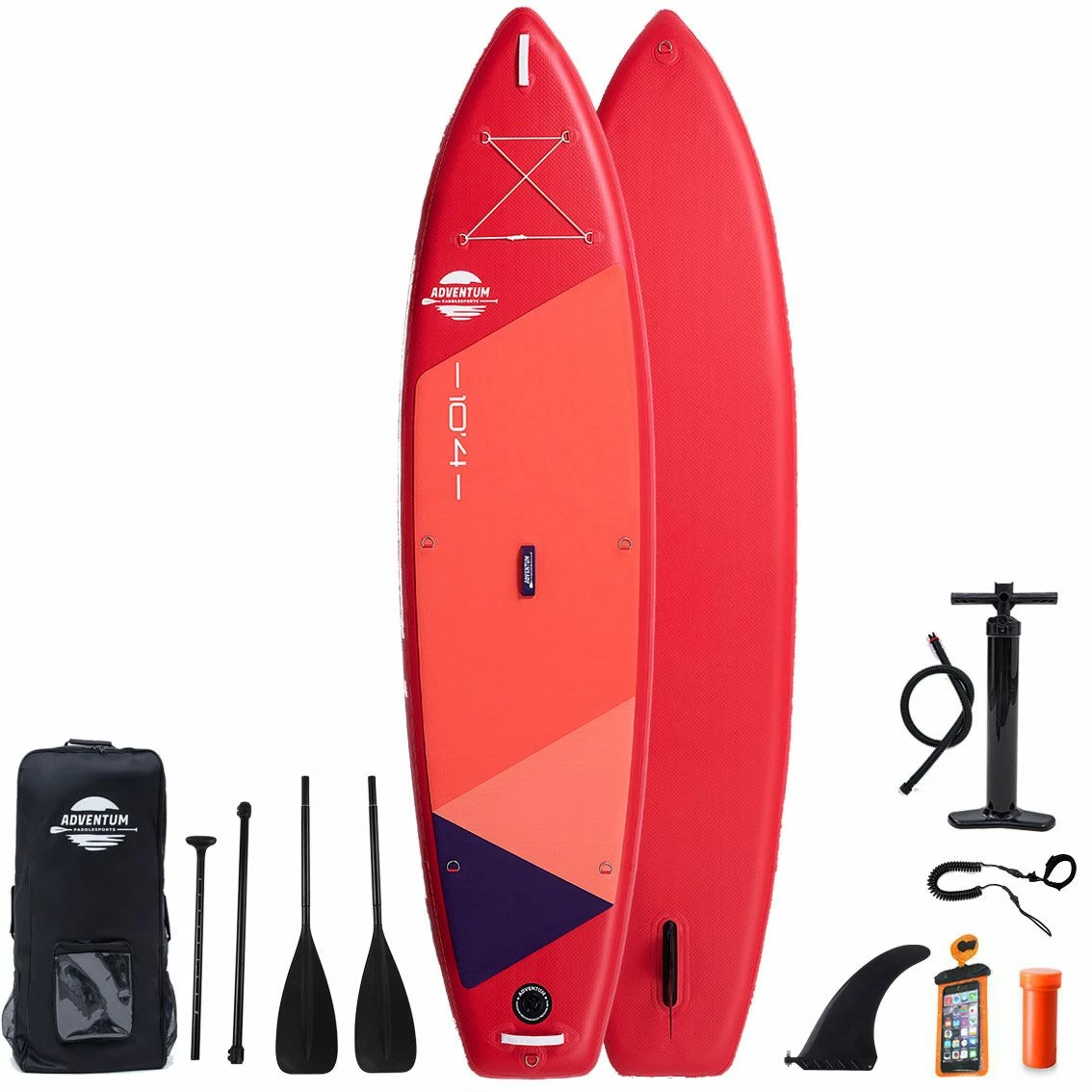 Adventum 10'4 X 31" Paddleboard 2023 - Red 3 Adventum 10'4 X 31" Paddleboard 2023 - Red