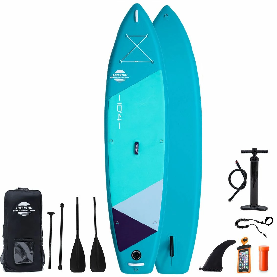 Adventum 10'4 X 31" Paddleboard 2023 - Teal 3 Adventum 10'4 X 31" Paddleboard 2023 - Teal