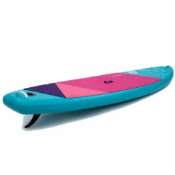 Adventum 10'4 X 31" Paddleboard 2023 - Pink / Teal -UK Surf Sales 2024 adventum 104 teal pink paddleboard tail