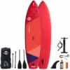 Adventum 10'8 X 34" Paddleboard 2023 - Red -UK Surf Sales 2024 adventum 108 red paddleboard package