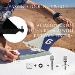 Touring SUP Fin For Any US Fin -UK Surf Sales 2024 attach with just fingers 2 2