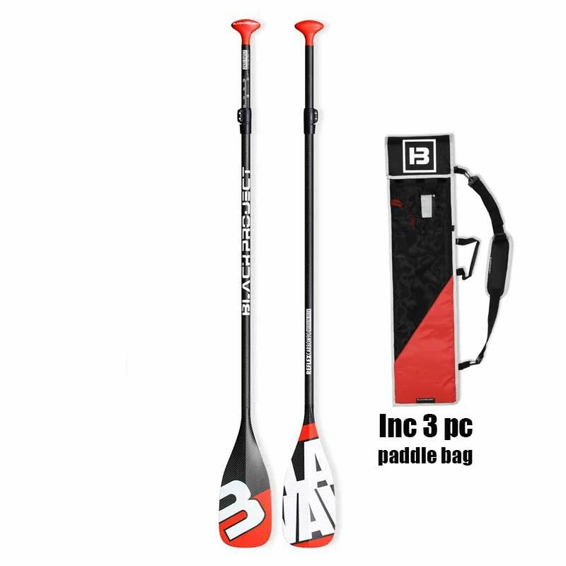 Black Project Lava 90% 3 Piece Adjustable Carbon Paddle - 2023 4 Black Project Lava 90% 3 Piece Adjustable Carbon Paddle - 2023 - Image 2