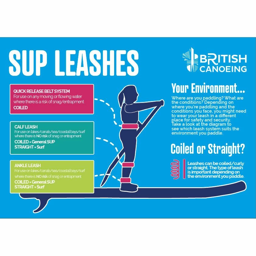 Shark Straight SUP Leash 4 Shark Straight SUP Leash - Image 2