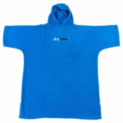 Dryrobe Towelling Changing Robe - Cobalt Blue -UK Surf Sales 2024 dryrobe changing towel cobalt flat