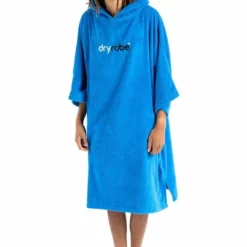 Dryrobe Towelling Changing Robe - Cobalt Blue