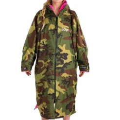 Dryrobe Long Sleeve - Camo / Pink