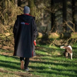 Dryrobe Long Sleeve - Black / Red -UK Surf Sales 2024 dryrobe long sleeve red black10