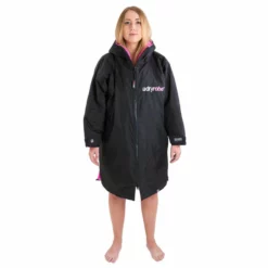 Dryrobe Long Sleeve - Black / Pink 13 Dryrobe Long Sleeve - Black / Pink -UK Surf Sales 2024 dryrobe pink long sleeve ladies 1 1