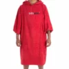 Dryrobe Towelling Changing Robe - Red -UK Surf Sales 2024 dryrobe red towel changing robe
