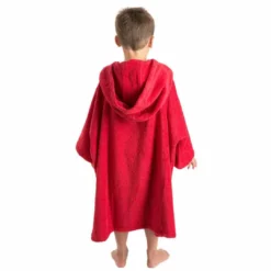 Dryrobe Towelling Changing Robe - Red -UK Surf Sales 2024 dryrobe red towel.11
