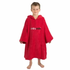 Dryrobe Towelling Changing Robe - Red -UK Surf Sales 2024 dryrobe red towel.8