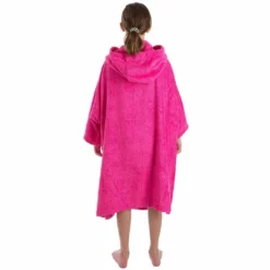 Dryrobe Towelling Changing Robe - Pink -UK Surf Sales 2024 dryrobe towel pink 2