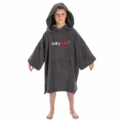 Dryrobe Towelling Changing Robe - Grey 9 Dryrobe Towelling Changing Robe - Grey -UK Surf Sales 2024 dryrobe towelling robe slate grey 1