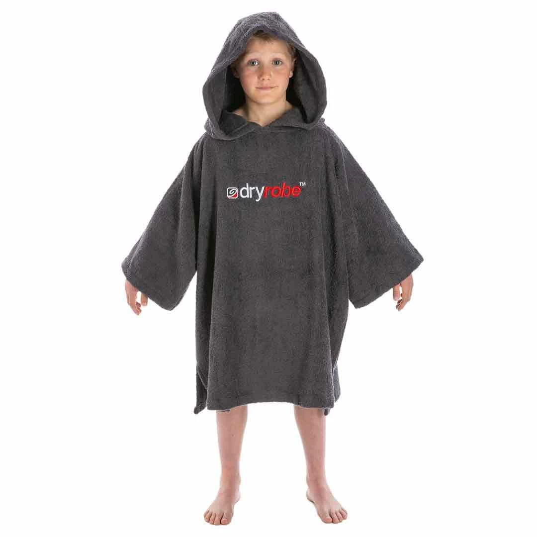 Dryrobe Towelling Changing Robe - Grey 6 Dryrobe Towelling Changing Robe - Grey - Image 4