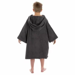 Dryrobe Towelling Changing Robe - Grey 8 Dryrobe Towelling Changing Robe - Grey -UK Surf Sales 2024 dryrobe towelling robe slate grey 3