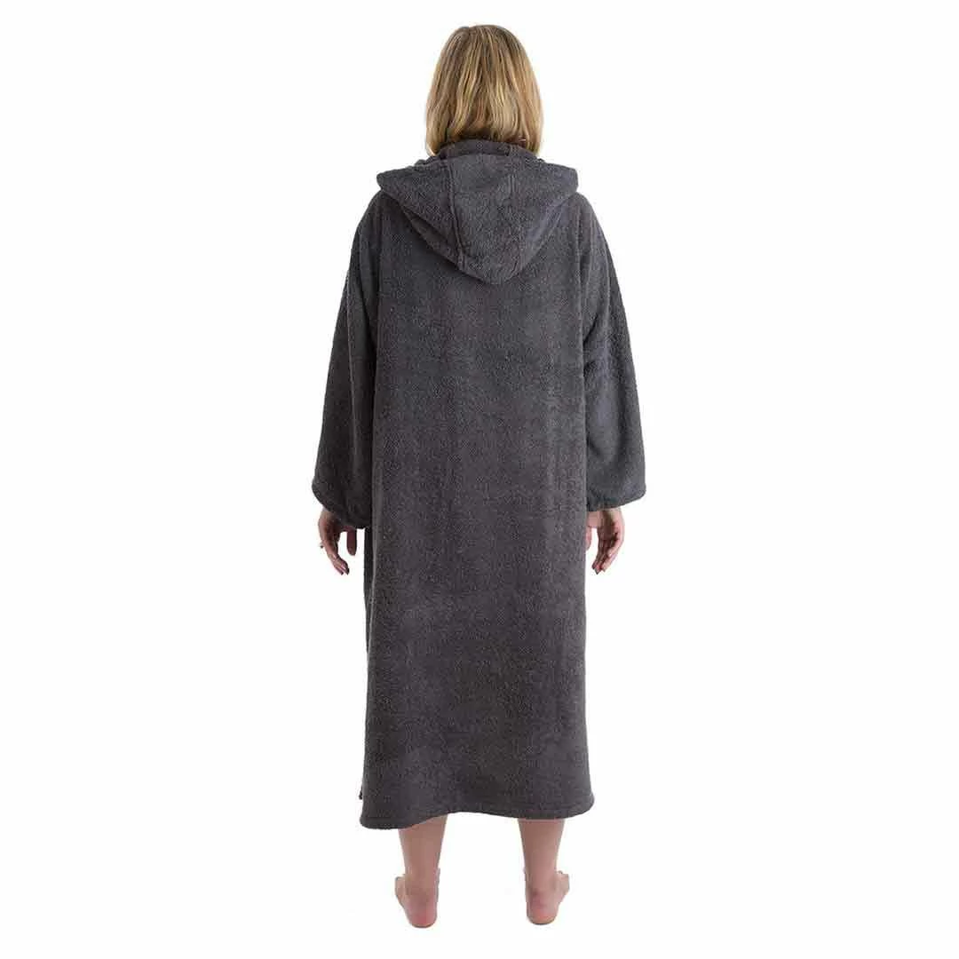 Dryrobe Towelling Changing Robe - Grey 4 Dryrobe Towelling Changing Robe - Grey - Image 2