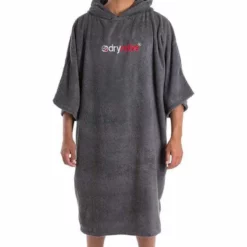 Dryrobe Towelling Changing Robe - Grey