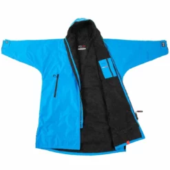 Dryrobe Long Sleeve - Cobalt Blue / Black -UK Surf Sales 2024 dryrobe advance long sleeve cobalt blue black