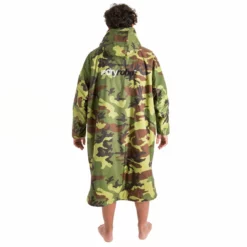 Dryrobe Long Sleeve - Camo / Grey -UK Surf Sales 2024 dryrobe camo grey long sleeve large mens back