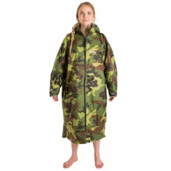Dryrobe Long Sleeve - Camo / Grey -UK Surf Sales 2024 dryrobe camo grey long sleeve medium womens