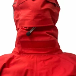 Palm Bora Unisex Jacket - Chilli Red -UK Surf Sales 2024 drysuit bora back hood 1