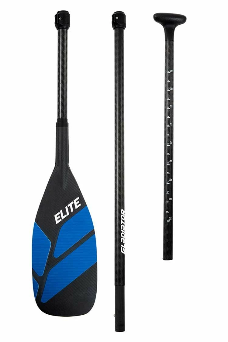 Gladiator Carbon 3pc Paddle - Blue 3 Gladiator Carbon 3pc Paddle - Blue