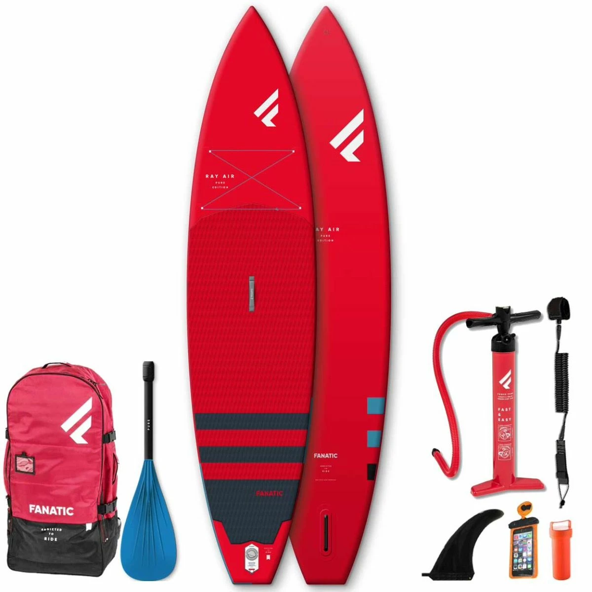 Fanatic Ray Air Red T 12'6 X 32" Paddleboard 2023 3 Fanatic Ray Air Red T 12'6 X 32" Paddleboard 2023