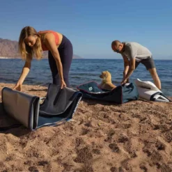 Gladiator Origin 10'4 X 30" Paddleboard 2023 -UK Surf Sales 2024 gladiator 10 8 origin unrolling on beach