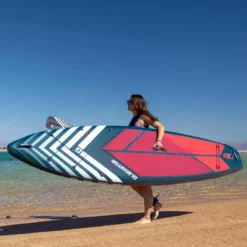Gladiator Pro S 12'6 X 30" Paddleboard 2023 -UK Surf Sales 2024 gladiator 12 6 pro s female on beach 3