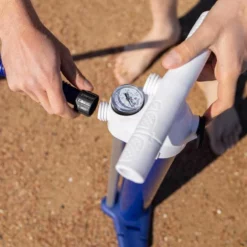 Gladiator Pro T 12'6 X 32" Paddleboard 2023 -UK Surf Sales 2024 gladiator pro and elite pump handle and guage detail