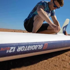 Gladiator Elite LT 12'6 X 29" Paddleboard 2023 25 Gladiator Elite LT 12'6 X 29" Paddleboard 2023 -UK Surf Sales 2024 gladiator elite honeycombe touring fin and side of board