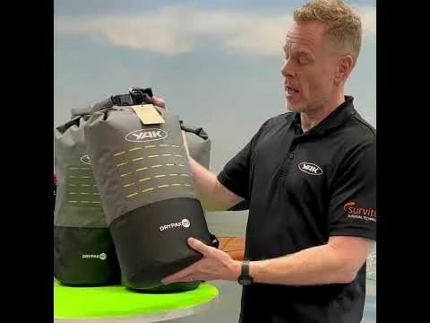 Yak DryPak Dry Bag Heavy Duty With Molle Slots 30L - Grey 4 Yak DryPak Dry Bag Heavy Duty With Molle Slots 30L - Grey - Image 2