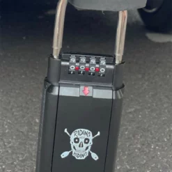 Riding Not Hiding Car Key Lock Box -UK Surf Sales 2024 lock on back of car 1