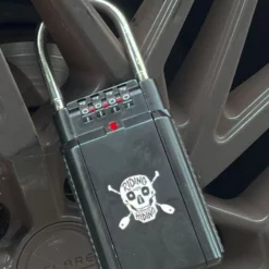 Riding Not Hiding Car Key Lock Box -UK Surf Sales 2024 lock on wheel 1