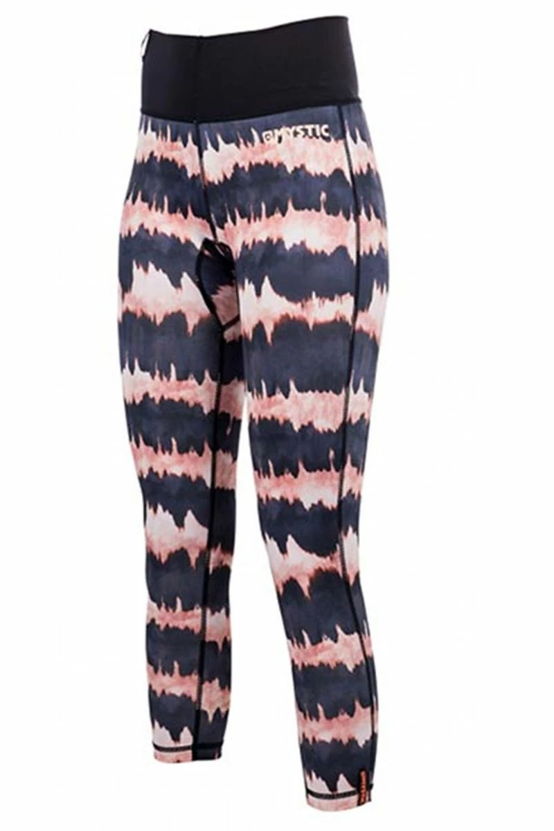 Mystic Dazzled Lycra SUP 3/4 Legging - Salmon Pink/Black 3 Mystic Dazzled Lycra SUP 3/4 Legging - Salmon Pink/Black