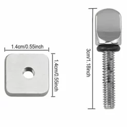 Touring SUP Flexi Fin For Any US Fin Box - Grey -UK Surf Sales 2024 nut and bolt measurments 1