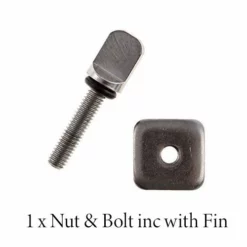 Touring SUP Flexi Fin For Any US Fin Box - Grey -UK Surf Sales 2024 nut bolt inc