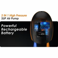 Outdoor Master Orca - Electric Paddle Board Pump With Battery Power -UK Surf Sales 2024 outdoor master orcra pump 2