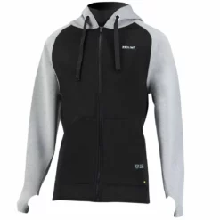 ProLimit Neoprene Zipped Paddle Board Hoody 1.5mm -UK Surf Sales 2024 paddle board neoprene zipped hoody 1 5mm black grey front
