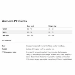 Palm Peyto Buoyancy Aid - Women's Fit - Teal 29 Palm Peyto Buoyancy Aid - Women's Fit - Teal -UK Surf Sales 2024 palm buoyancy aid size guide women 2