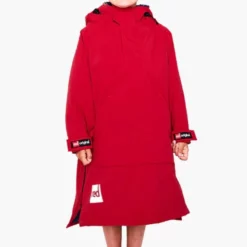 Red Original Kids Waterproof Poncho - Red