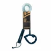 Gladiator 8 Ft Paddleboarding Coiled Flat Water Leash - Teal -UK Surf Sales 2024 pro leash 22