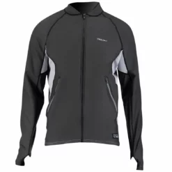 ProLimit Loosefit (PU Coated) Splash Paddle Board Jacket -UK Surf Sales 2024 prolimit sup top loosefit pu splash black grey front