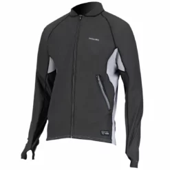 ProLimit Loosefit (PU Coated) Splash Paddle Board Jacket -UK Surf Sales 2024 prolimit sup top loosefit pu splash black grey side