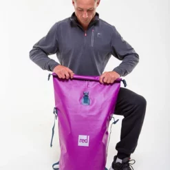 30L Red OriginalRoll Top Drybag - Venture Purple -UK Surf Sales 2024 red equipemnt drybag paddle board bag 30l purple