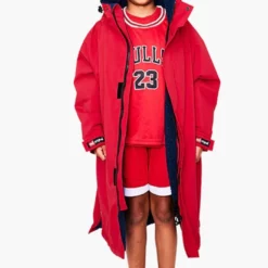 Red Original Kids Waterproof Changing Robe - Red 11 Red Original Kids Waterproof Changing Robe - Red -UK Surf Sales 2024 red kids changing robe 1 3