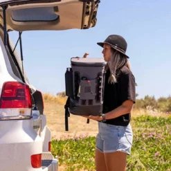 Red Original Cool Bag Backpack 15L - Grey -UK Surf Sales 2024 red original coolbag backpack car