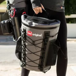 Red Original Waterproof Deck Bag / Dry Bag -UK Surf Sales 2024 red original deck bag carry handle red paddle co