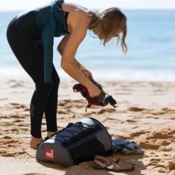 Red Original Waterproof Deck Bag / Dry Bag -UK Surf Sales 2024 red original deck bag loading red paddle co